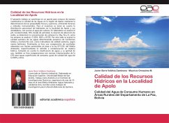 Calidad de los Recursos Hídricos en la Localidad de Apolo - Valdivia Zambrana, Javier Boris;Ormachea M., Mauricio