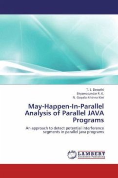 May-Happen-In-Parallel Analysis of Parallel JAVA Programs