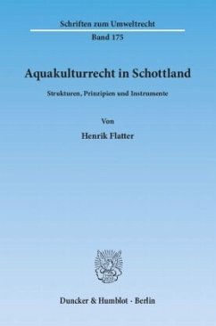 Aquakulturrecht in Schottland. - Flatter, Henrik