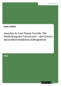 Anarchie in Uwe Timms Novelle 