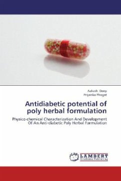 Antidiabetic potential of poly herbal formulation - Deep, Aakash;Phogat, Priyanka