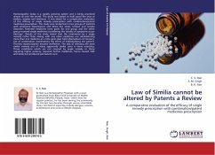 Law of Similia cannot be altered by Patents a Review - Nair, C. S.;Singh, S. M.;Nair, B. K.