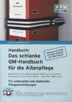 Cover Das schlanke QM-Handbuch für die Altenpflege, m. CD-ROM