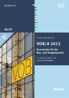 VOB/A 2012, Kommentar - Mestwerdt, Thomas