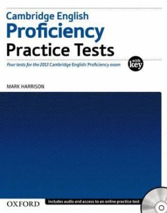 Cambridge English: Proficiency (CPE): Practice Tests with Key, m. Buch, m. CD-ROM, m. Beilage; .