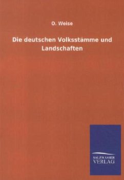 Cover Die deutschen Volksstämme und Landschaften
