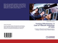 Training Effectiveness- A Case of Telecom Industries of India