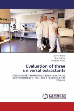 Evaluation of three universal extractants