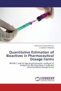 Quantitative Estimation of Bioactives in Pharmaceutical Dosage Forms