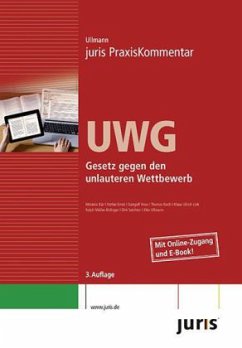 UWG, Gesetz gegen den unlauteren Wettbewerb, Kommentar