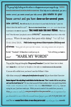 &quote;MARK MY WORDS&quote;