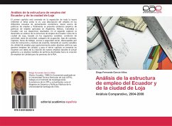 Análisis de la estructura de empleo del Ecuador y de la ciudad de Loja - García Vélez, Diego Fernando