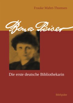 Cover Bona Peiser - Die erste deutsche Bibliothekarin