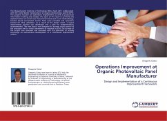 Operations Improvement at Organic Photovoltaic Panel Manufacturer