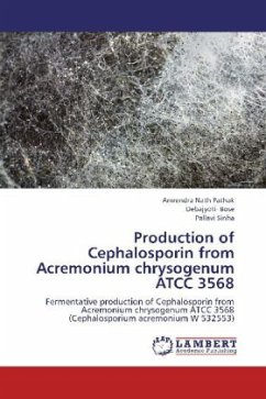 Production of Cephalosporin from Acremonium chrysogenum ATCC 3568
