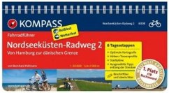 KOMPASS Fahrradführer Nordseeküsten-Radweg 2 - Von Hamburg zur dänischen Grenze - Pollmann, Bernhard