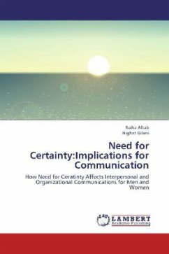 Need for Certainty:Implications for Communication