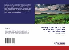 Poverty status of rain fed farmers and dry season farmers in Nigeria