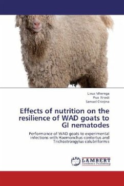 Effects of nutrition on the resilience of WAD goats to GI nematodes - Mhomga, Linus;Nnadi, Pius;Chiejina, Samuel