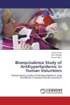 Bioequivalence Study of Antihyperlipidemic in Human Volunteers - Wagh, Nilesh;Bhople, Amit;Thakre, Anup
