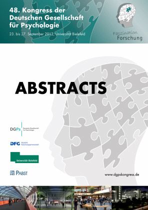 48. Kongress der Deutschen Gesellschaft für Psychologie 48. Kongress der Deutschen Gesellschaft für Psychologie