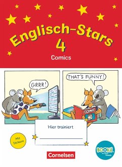 Englisch-Stars - BOOKii-Ausgabe - 4. Schuljahr. Comics. Übungsheft mit Lösungen - Schmidt, Katrin;Schöpe, Britta;Reindl, Irene