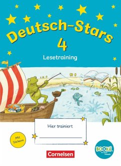 Deutsch-Stars - BOOKii-Ausgabe - 4. Schuljahr. Lesetraining - Übungsheft mit Lösungen - von Kuester, Ursula;Webersberger, Annette;Scholtes, Cornelia