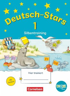 Deutsch-Stars - BOOKii-Ausgabe - 1. Schuljahr. Silbentraining. - von Kuester, Ursula;Webersberger, Annette;Scholtes, Cornelia