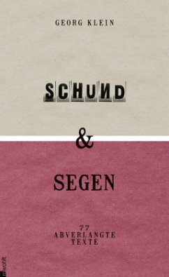 Schund & Segen - Klein, Georg