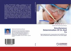 Simultaneous Determination Of Zn And Cu - Bhuyan, Mohammad Amzad Hossain