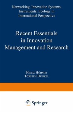 Cover Recent Essentials in Innovation Management and Research