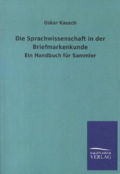Cover Die Sprachwissenschaft in der Briefmarkenkunde