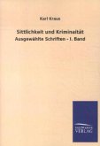 Sittlichkeit und Kriminaität