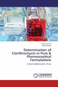 Determination of Clarithromycin in Pure & Pharmaceutical Formulations - Ahmad, Waqar;Shahid, Kashif