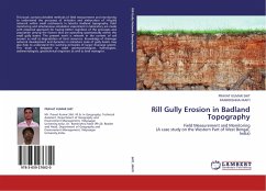 Rill Gully Erosion in Badland Topography