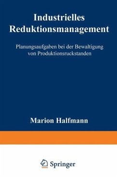 Industrielles Reduktionsmanagement - Halfmann, Marion