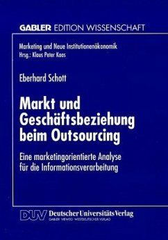 Cover Markt und Geschäftsbeziehung beim Outsourcing