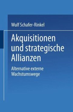 Akquisitionen und strategische Allianzen - Schaper-Rinkel, Wulf