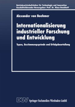 Internationalisierung industrieller Forschung und Entwicklung - Boehmer, Alexander von