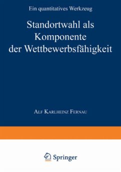Werkzeuge zur Analyse und Beurteilung der internationalen Wettbewerbsfähigkeit von Regionen - Fernau, Alf K.