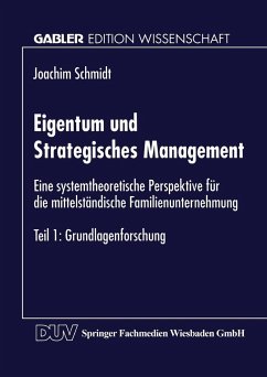 Eigentum und Strategisches Management - Schmidt, Joachim