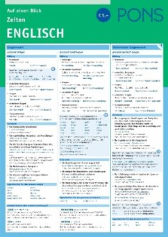Cover PONS Zeiten auf einen Blick Englisch