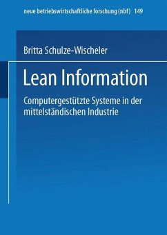 Lean Information - Schulze-Wischeler, Britta