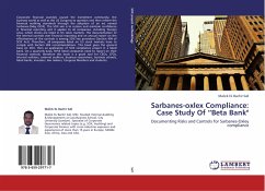 Sarbanes-oxlex Compliance: Case Study Of ¿Beta Bank&quote;