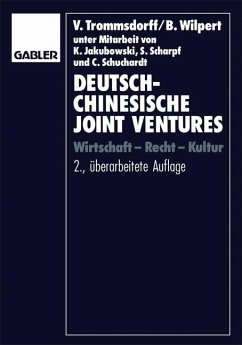 Deutsch-chinesische Joint Ventures - Wilpert, Bernhard; Trommsdorff, Volker