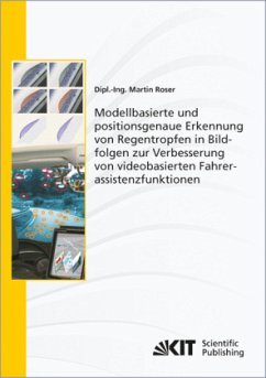 Modellbasierte und positionsgenaue Erkennung von Regentropfen in Bildfolgen zur Verbesserung von videobasierten Fahreras - Roser, Martin