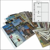 Postkarten-Folienblätter transparent