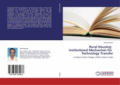 Rural Housing: Institutional Mechanism for Technology Transfer