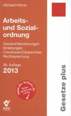 Cover Arbeits- und Sozialordnung