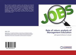 Rate of return analysis of Management Education